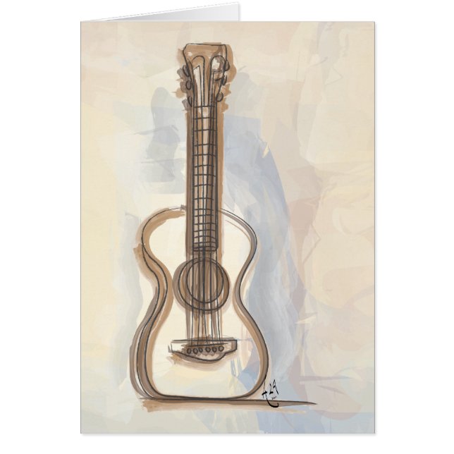 Cartão A guitarra de Annie (Frente)