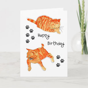Cartão A Happy Birthday card.
