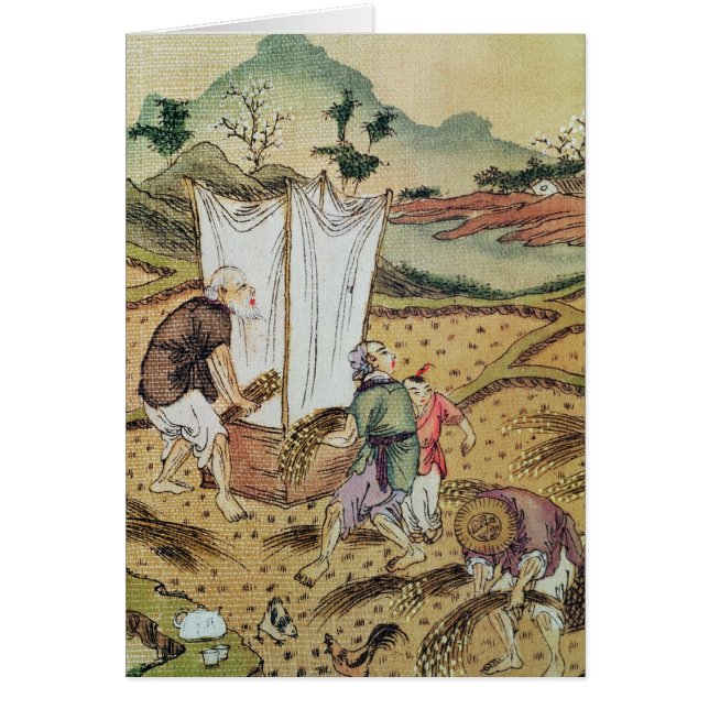 Cartão A história do arroz (Frente)