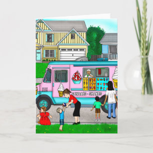 Cartão A Hot Summer Day   A Whimsical Illustration