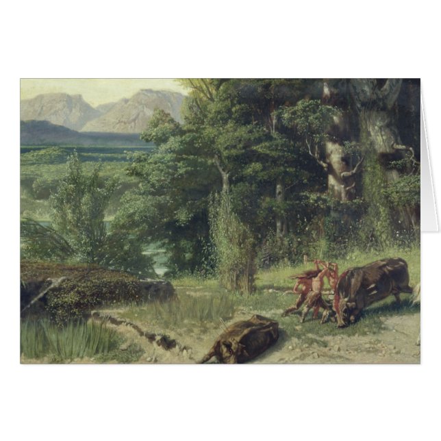 Cartão A Idade da Pedra (Frente Horizontal)