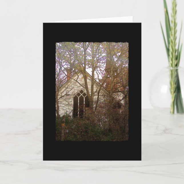 Cartão A Igreja Abandonada (Frente)