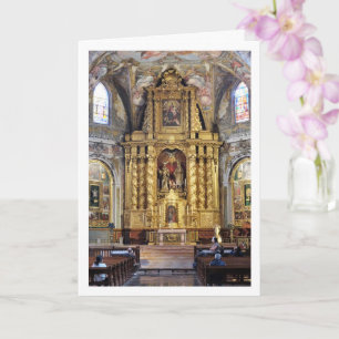 Cartão A Igreja de San Nicolás, Cidade de Valência, Espan