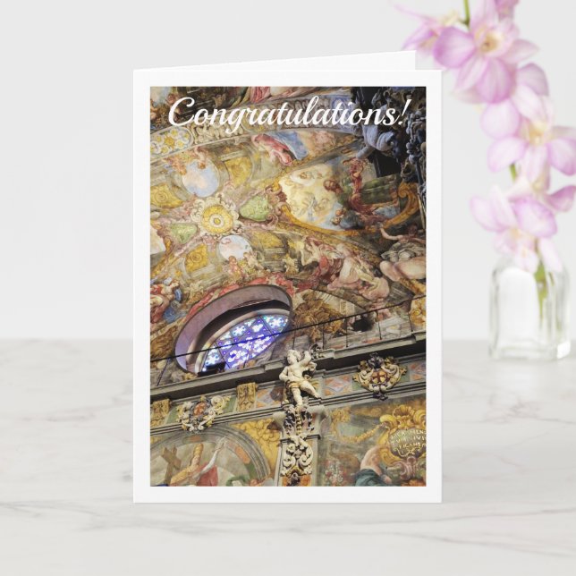 Cartão A Igreja de San Nicolás, Valência, España (Orquídea)