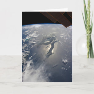 Cartão A Ilha De Hispaniola Com Sunglin