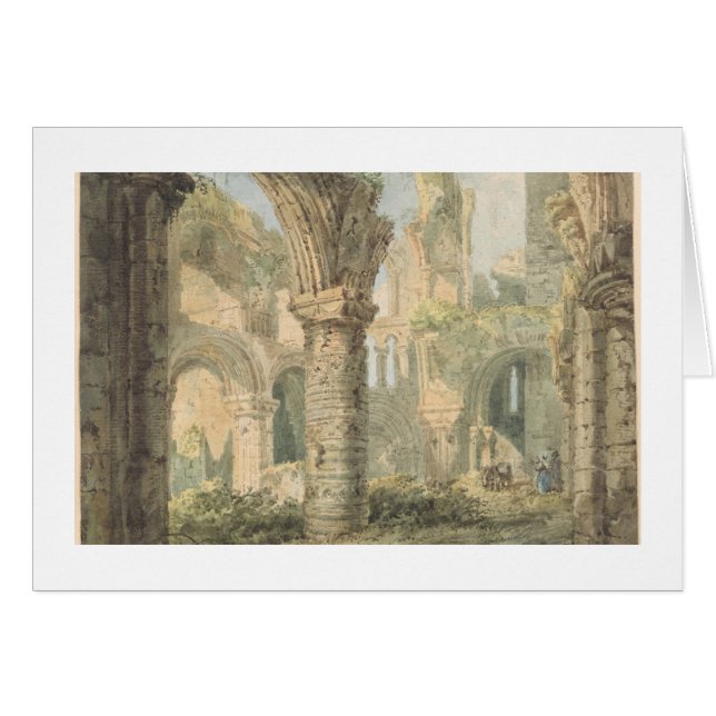 Cartão A ilha santamente de St Cuthbert, 1797 (w/c sobre (Frente Horizontal)