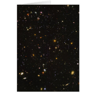 Cartão A imagem ultra profunda do espaço do campo de