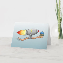 Cartão A Incrível Verme Terrestre