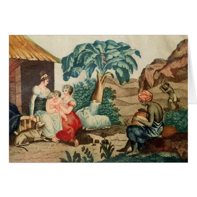 Cartão A infância de Paul e de Virginie (Frente Horizontal)