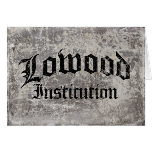 Cartão A instituição de Lowood