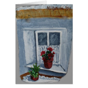 Cartão A janela de Mary