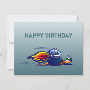 Cartão A Jetpack do Rocket Snail