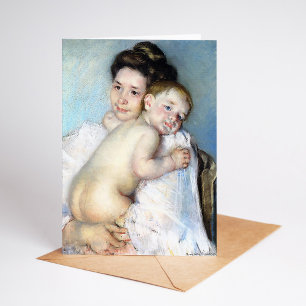 Cartão A Jovem Mãe   Mary Cassatt