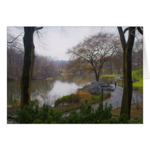 Cartão A lagoa (2) - Central Park NYC