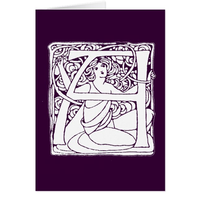 Cartão A - Letra Lady (Frente)