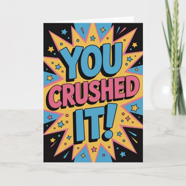 Cartão A Level Exam Congratulation Graduation  (Frente)