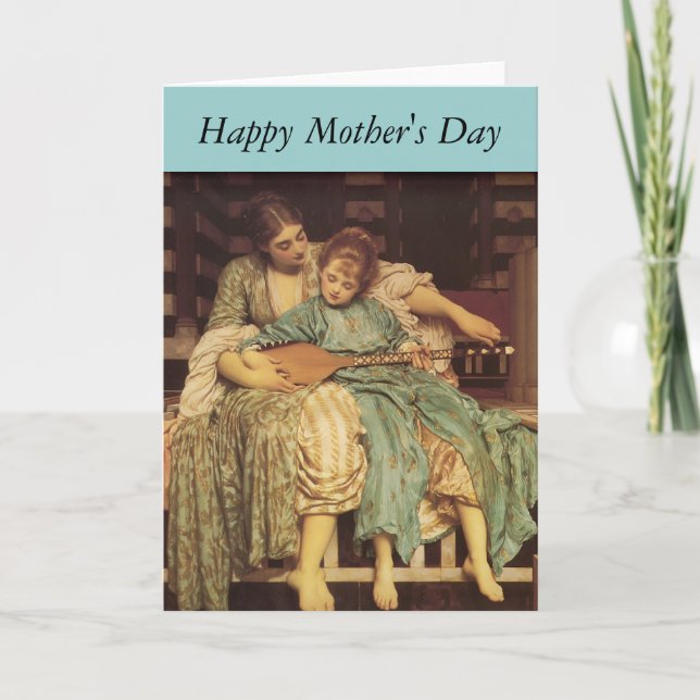 Cartão A lição de música (Frente)