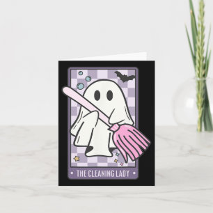 Cartão A Limpeza Lady Tarot Card Halloween