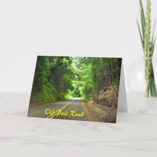 Cartão A longa estrada para casa, Old Pali Road Card