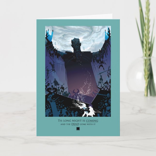 Cartão A Longa Noite Está Chegando (Frente)