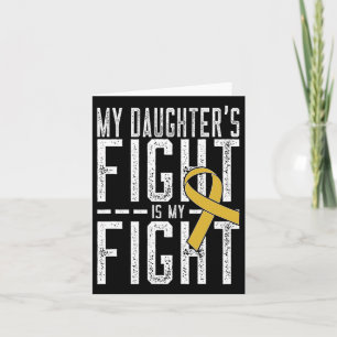 Cartão A Luta da Minha Filha É O Meu Cancer De Infância A