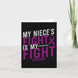Cartão A Luta da Minha sobrinha é a Minha Luta Contra a E