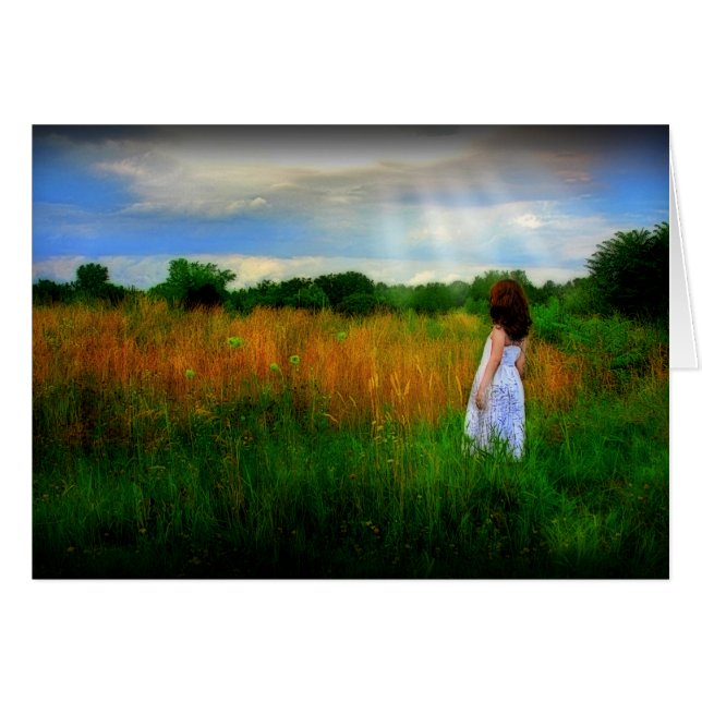 Cartão A luz (Frente Horizontal)