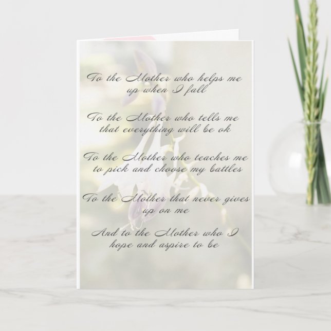 Cartão À Mãe (Frente)