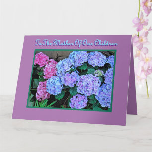 CARTÃO À MÃE DOS NOSSOS FILHOS/DIA DE AS MÃES FELIZ