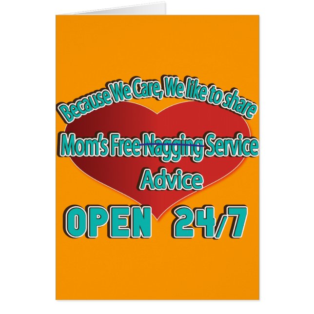 Cartão A mãe livra o conselho (Frente)