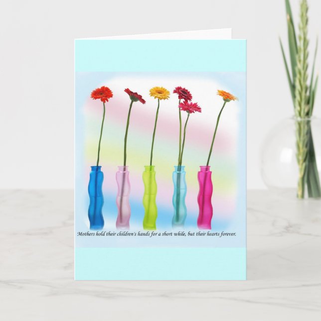 Cartão A mãe segura... (Frente)