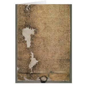 Cartão A Magna Carta das liberdades, terceira versão