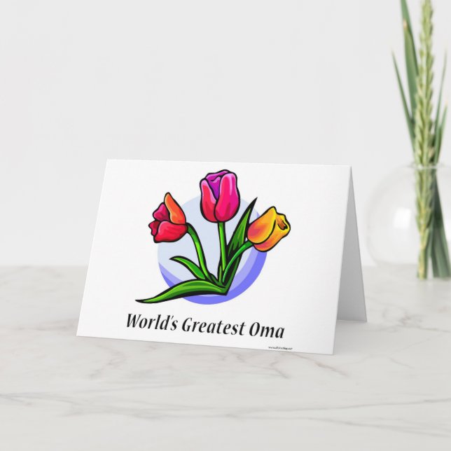 Cartão A maior mãe do mundo (Frente)