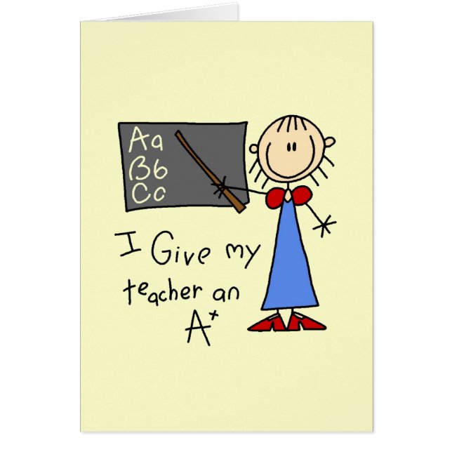 Cartão A mais o professor (Frente)