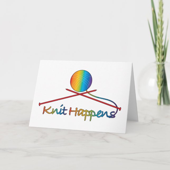 Cartão A malha acontece (Frente)