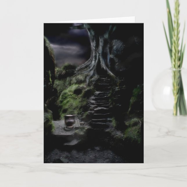 Cartão a maneira ao país das maravilhas (Frente)