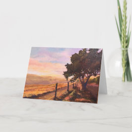 Cartão A Manhã Quebrou O Parque dos Cavalos De Woodside