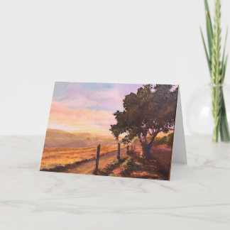 Cartão A Manhã Quebrou O Parque dos Cavalos De Woodside