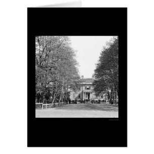 Cartão A mansão do governador em Richmond, VA 1865