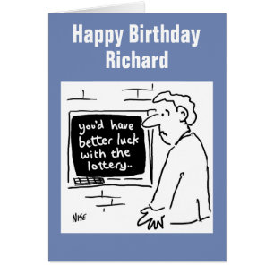 Cartão A máquina diz "Experimente a Loteria"