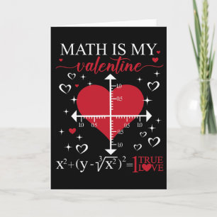 Cartão A Matemática É Meu Namorado Geometria Professor De