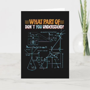 Cartão A Matemática Não É Apenas Para Estudantes