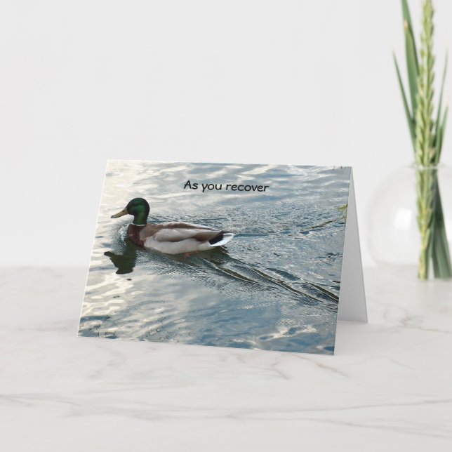 Cartão À medida que você recupera (Frente)