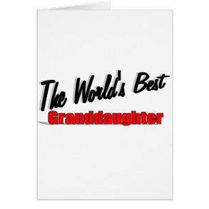 Cartão A melhor neta do mundo