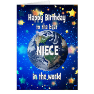 Cartão A Melhor Notícia No Aniversário Do Mundo