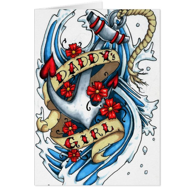 Cartão a menina do pai (Frente)