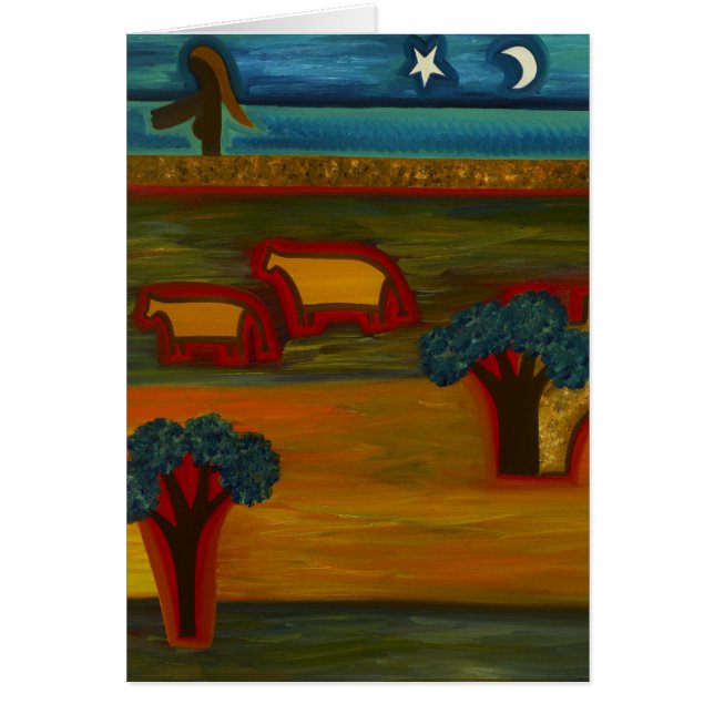 Cartão A menina e o castelo mágico 2007 (Frente)