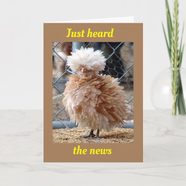 Cartão A MENINA LOUCA DIZ aniversário de 40 anos FELIZ! C (Frente)