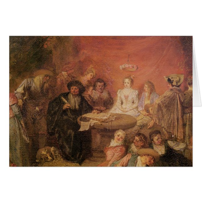 Cartão A mesa dos noivos (Frente Horizontal)