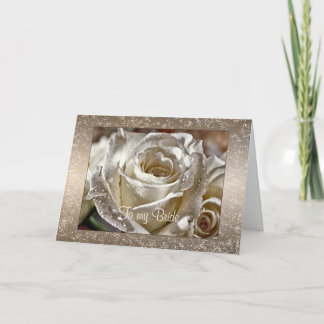 Cartão A meu dia do casamento da noiva ou do marido